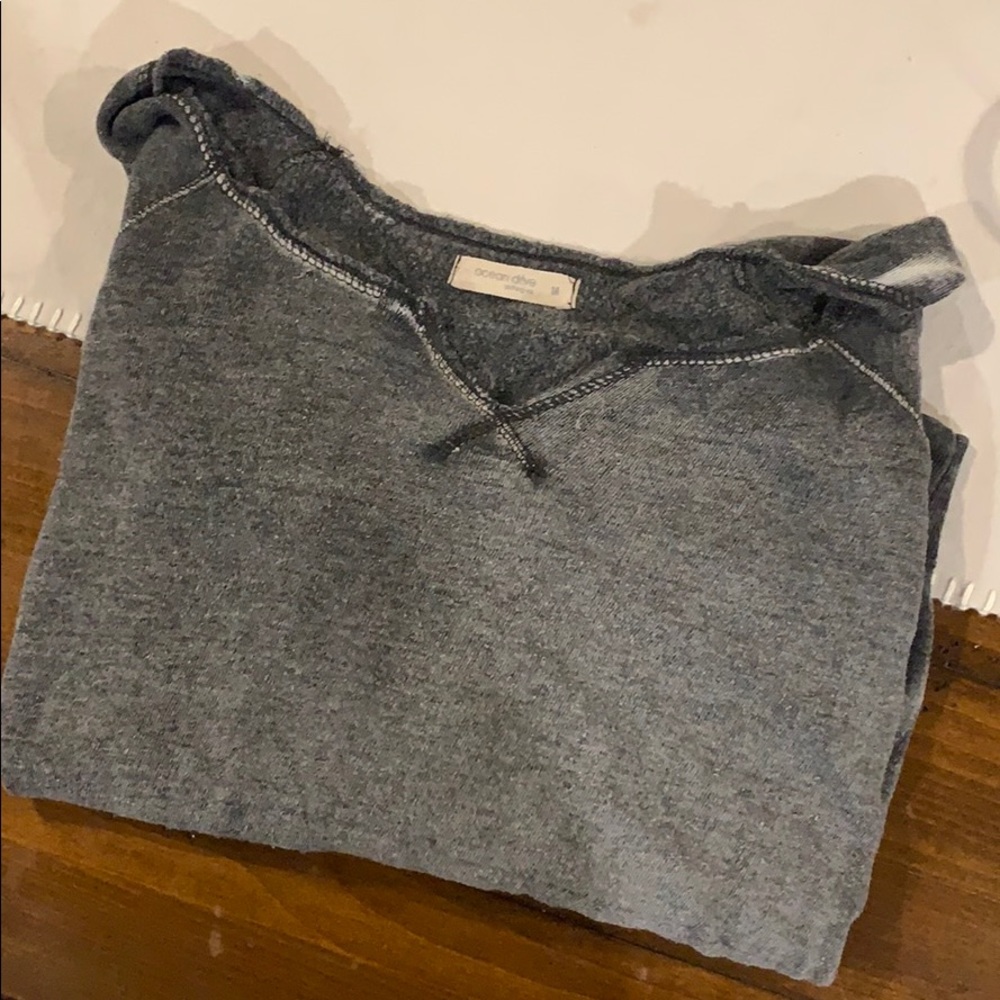 Wide neck sweater